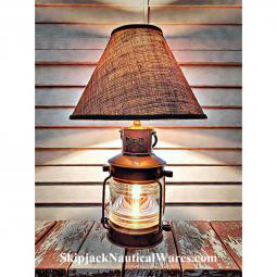 Copper Anchor Light Nautical Table Lamp- Triminghams' of Bermuda